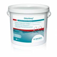CHLORILONG 200 5KG - Duże tabletki,wydłużona dezynfekcja wody w basenach i wannach SPA