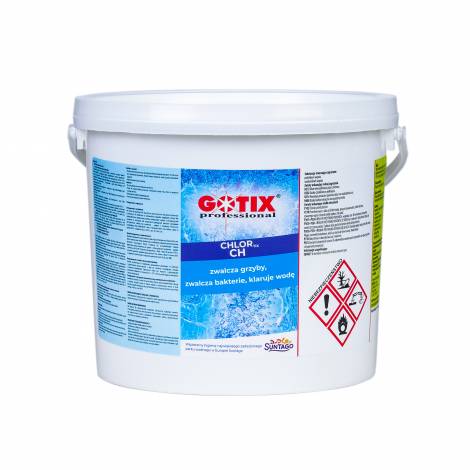 CHLORTIX CH TABLETKI 20G - 5KG - preparat bakteriobójczy i grzybobójczy, podchloryn wapnia, granulat, dezynfekcja wody basenowej i pitnej - SZYBKO ROZ