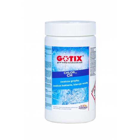 CHLORTIX CH TABLETKI 20G - 1KG - preparat bakteriobójczy i grzybobójczy, podchloryn wapnia, granulat, dezynfekcja wody basenowej i pitnej - SZYBKO ROZ
